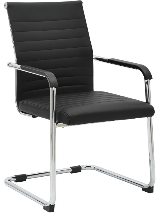 Besucherstuhl Hakon, zwart