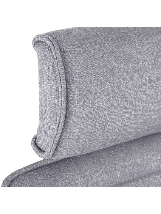 Bureaustoel Rako stof, lichtgrijs