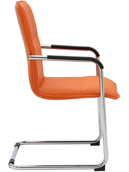 Set van 2 bezoekersstoelen Seattle, oranje