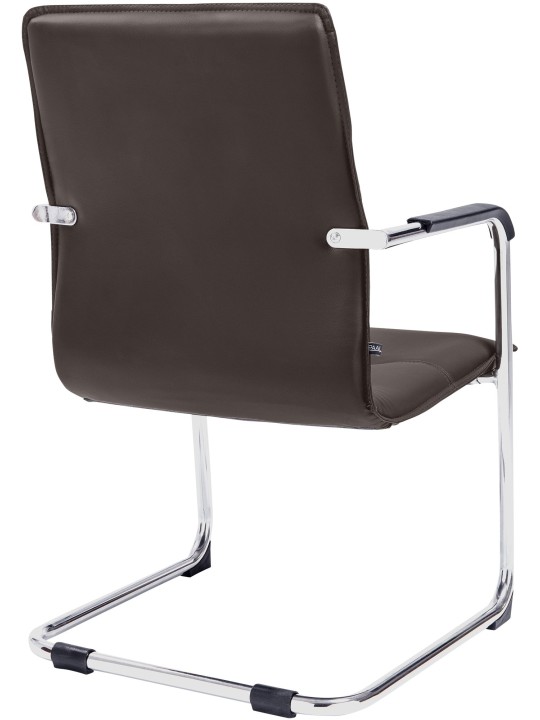 Set van 2 bezoekersstoelen Seattle, bruin