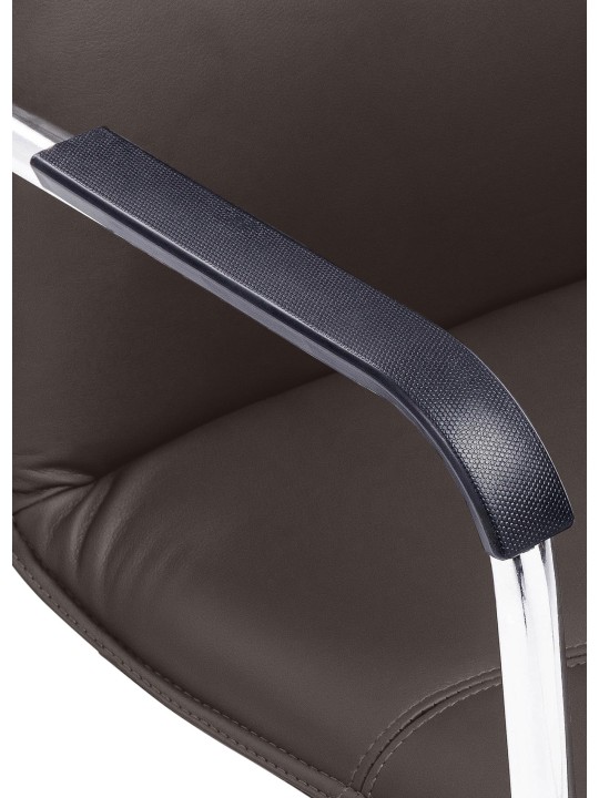 Set van 2 bezoekersstoelen Seattle, bruin