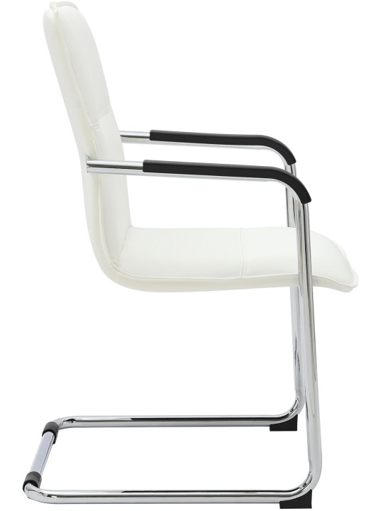 Set van 2 bezoekersstoelen Seattle, wit