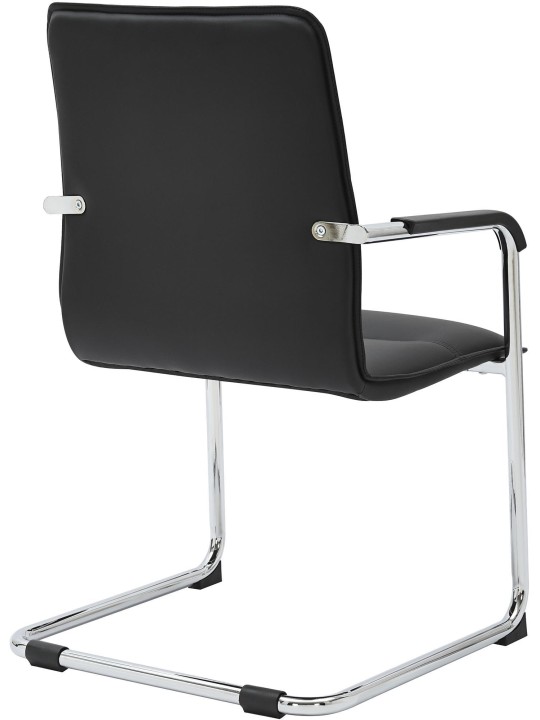 Set van 2 bezoekersstoelen Seattle, zwart