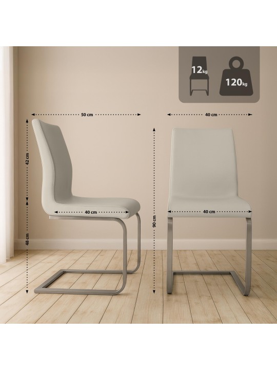 Belfort eetkamerstoel, crème Belfort eetkamerstoel, crème