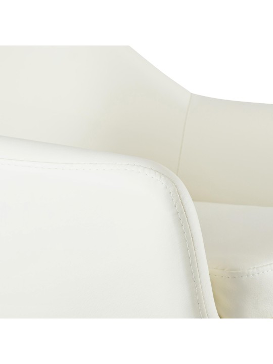 Set van 2 barkrukken Grant kunstleer, crème