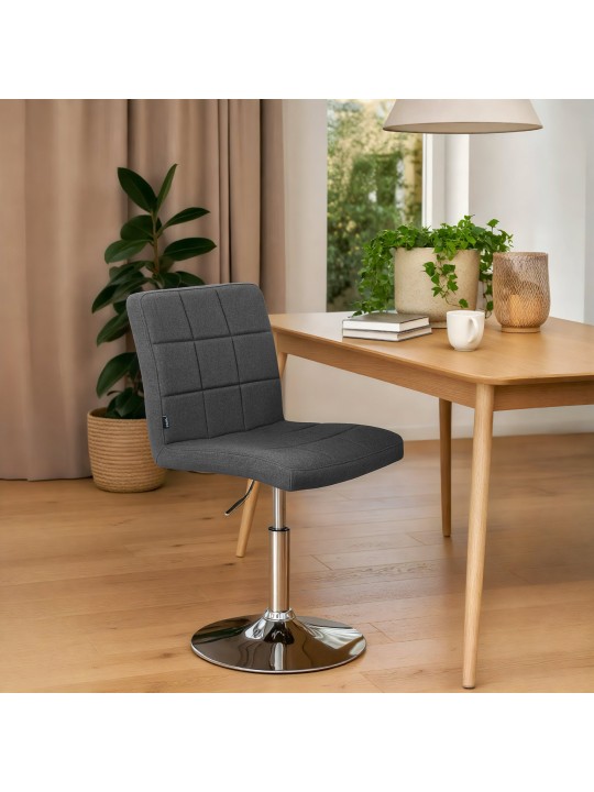 Stoel Ricky stof, donkergrijs Stoel Ricky stof, donkergrijs