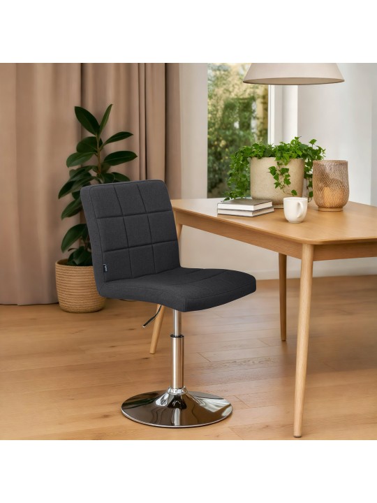 Stoel Ricky stof, zwart Stoel Ricky stof, zwart