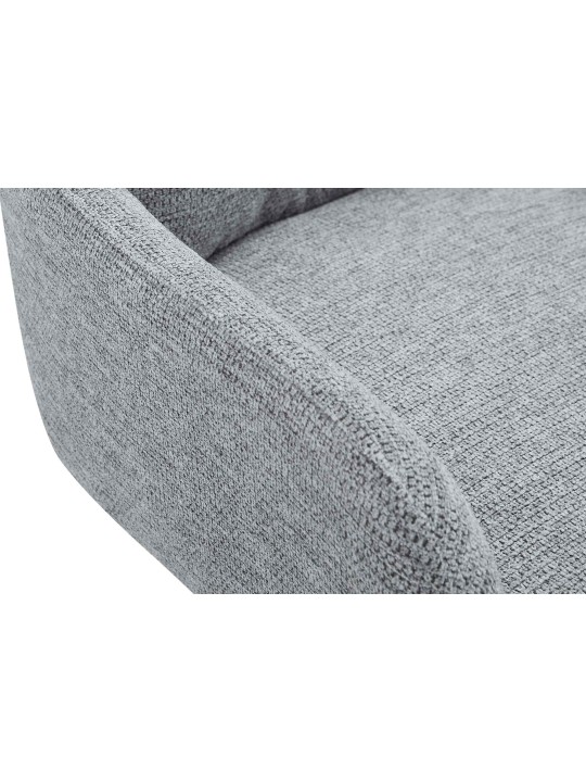 Set van 2 eetkamerstoelen Pickett stof, grijs