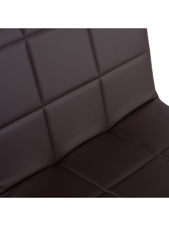 Stoel Ricky kunstleer, bruin