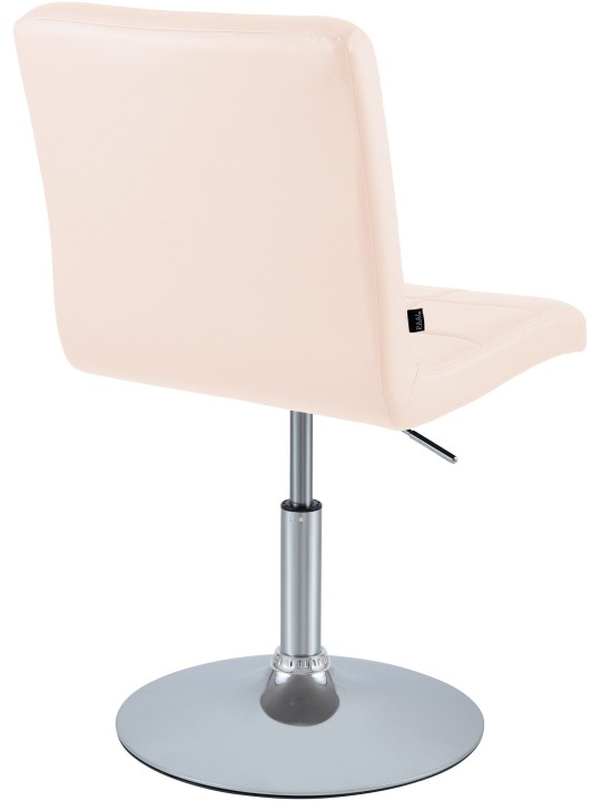 Stoel Ricky kunstleer, crème