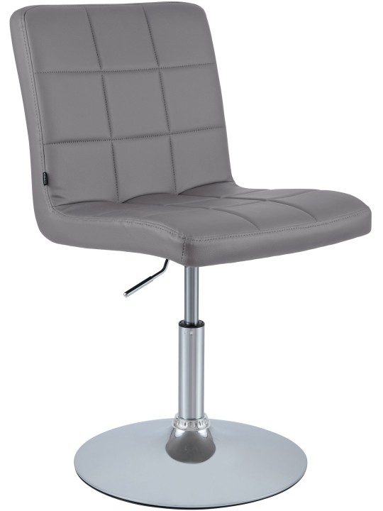 Stoel Ricky kunstleer, grijs