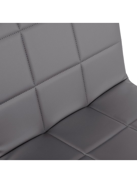 Stoel Ricky kunstleer, grijs