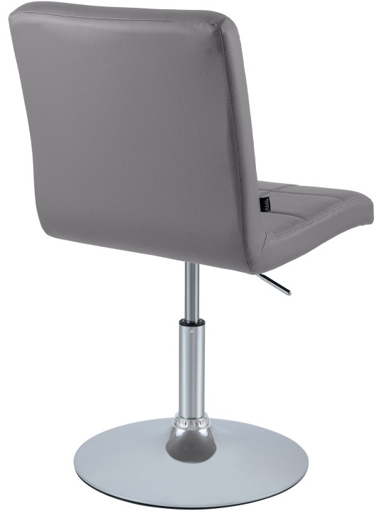 Stoel Ricky kunstleer, grijs