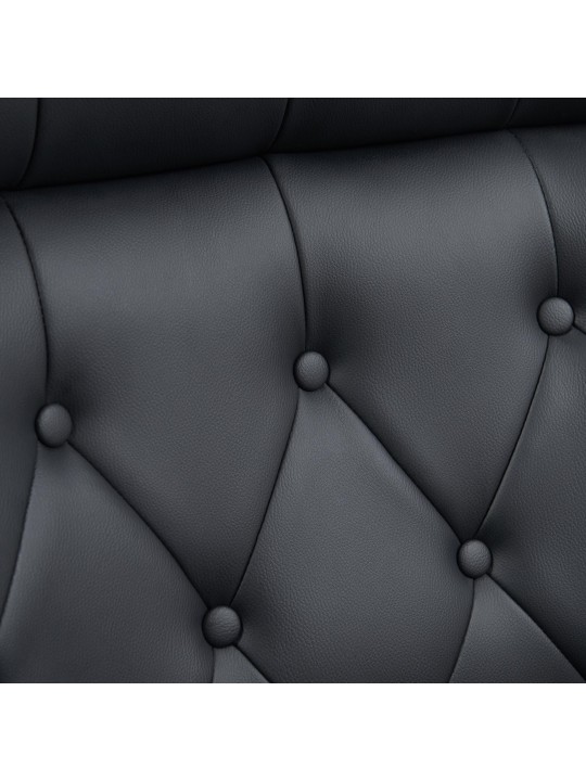 Bureaustoel Martil walnoot/, zwart