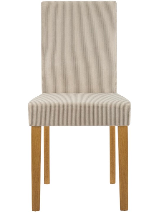 Eetkamerstoel Ina Cord antiek licht, lichtbruin