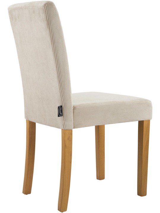 Eetkamerstoel Ina Cord antiek licht, lichtbruin