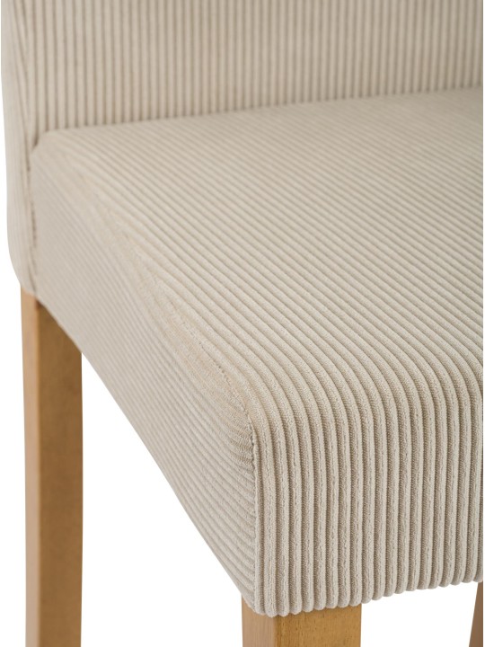 Eetkamerstoel Ina Cord antiek licht, lichtbruin