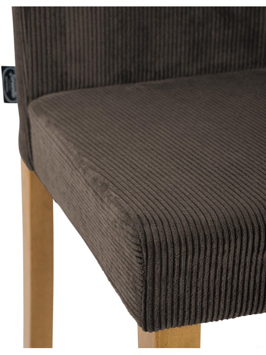 Eetkamerstoel Ina Cord antiek licht, bruin