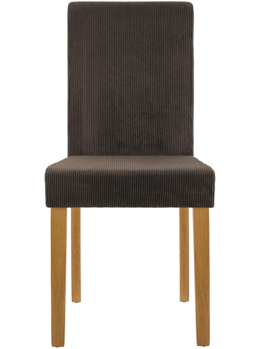 Eetkamerstoel Ina Cord antiek licht, bruin