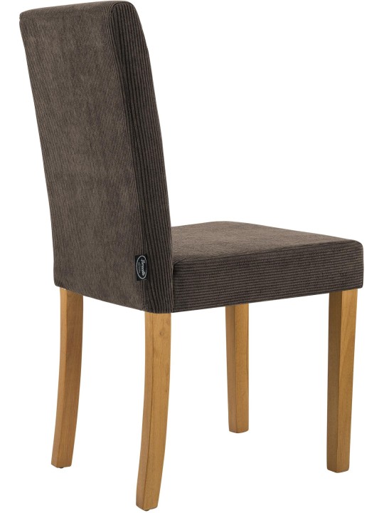 Eetkamerstoel Ina Cord antiek licht, bruin