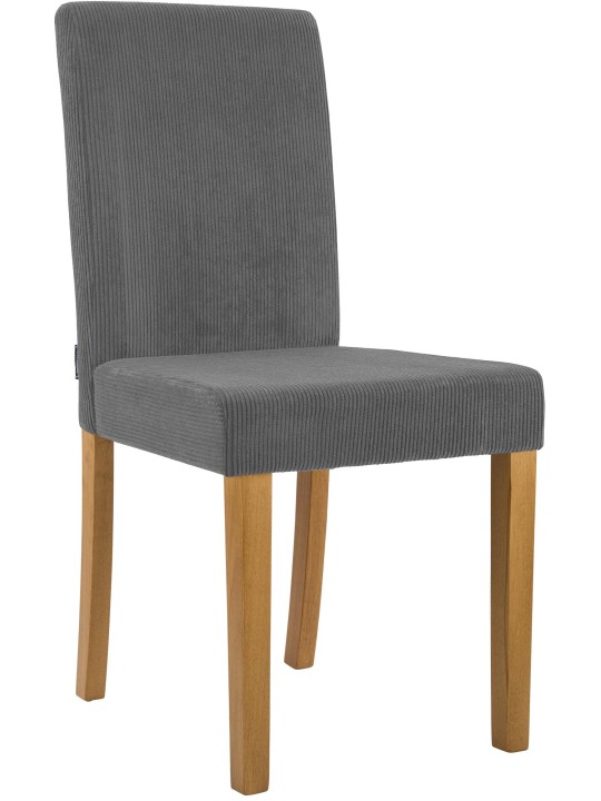 Eetkamerstoel Ina Cord antiek licht, grijs