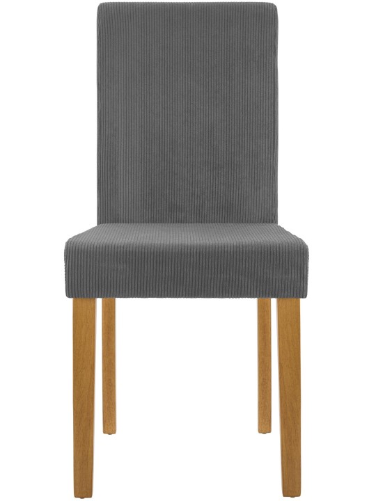 Eetkamerstoel Ina Cord antiek licht, grijs