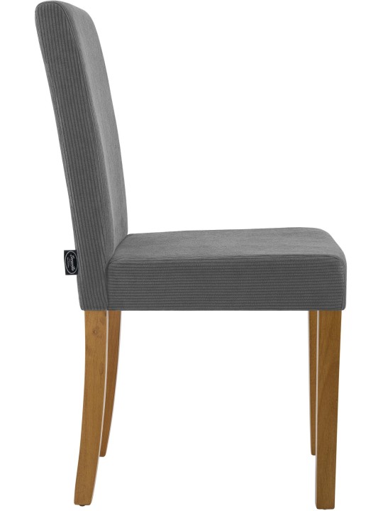 Eetkamerstoel Ina Cord antiek licht, grijs