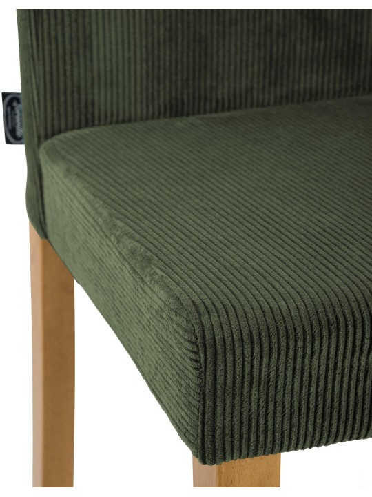 Eetkamerstoel Ina Cord antiek licht, groen