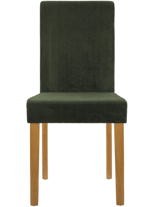 Eetkamerstoel Ina Cord antiek licht, groen