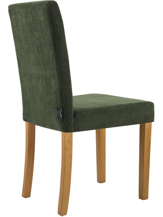 Eetkamerstoel Ina Cord antiek licht, groen