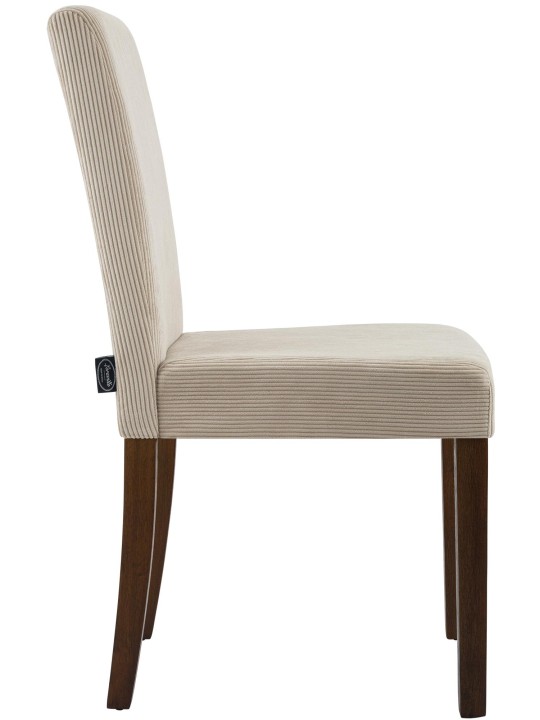 Eetkamerstoel Ina Cord antiek donker, lichtbruin