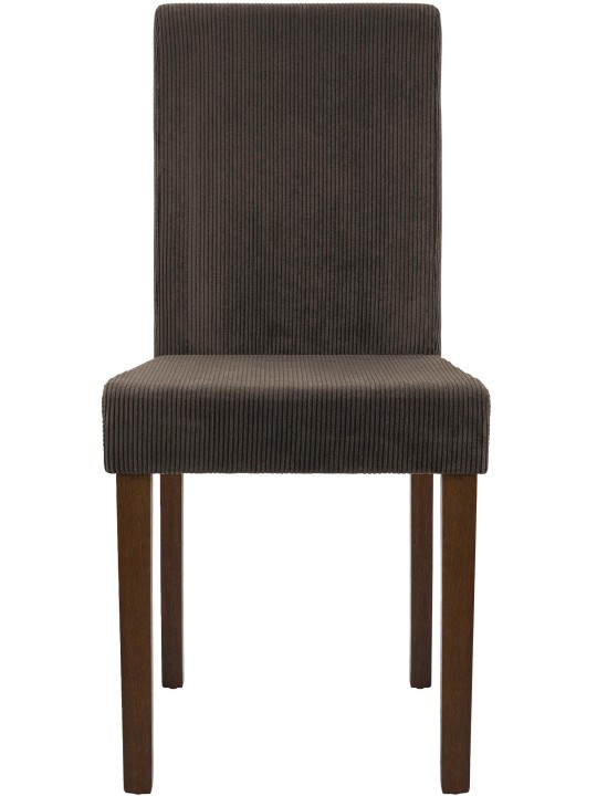 Eetkamerstoel Ina Cord antiek donker, bruin