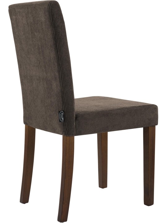 Eetkamerstoel Ina Cord antiek donker, bruin