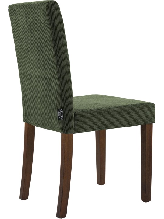 Eetkamerstoel Ina Cord antiek donker, groen