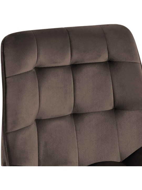 Stoel Colby Velvet, bruin