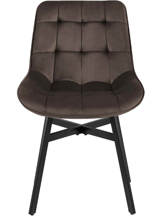 Stoel Colby Velvet, bruin