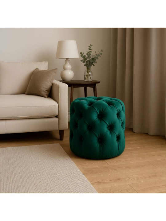 Kruk Drancy Fluweel M, donkergroen