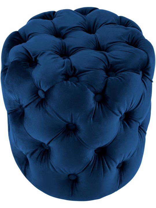 Kruk Drancy Fluweel M, blauw Kruk Drancy Fluweel M, blauw