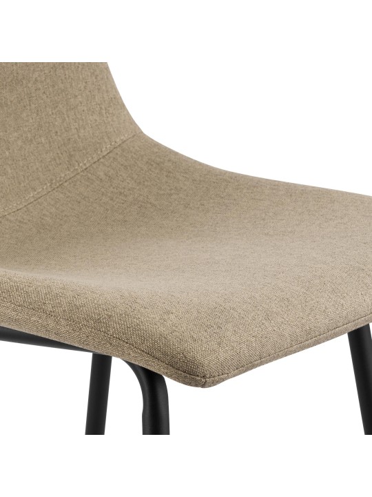 Barkruk Altona stof, taupe