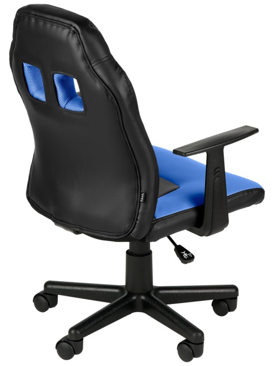 Kinderbureaustoel Fun, zwart/blauw