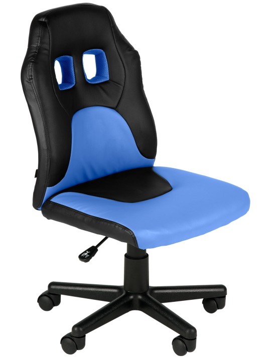 Kinderbureaustoel Fun, zwart/blauw