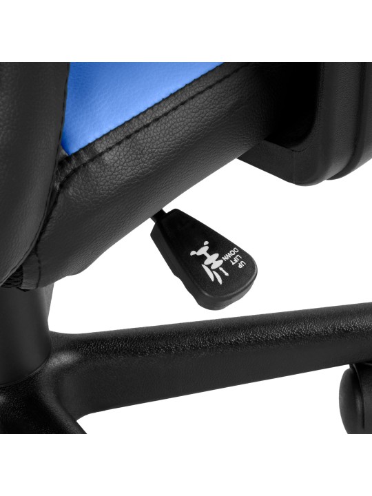 Kinderbureaustoel Fun, zwart/blauw