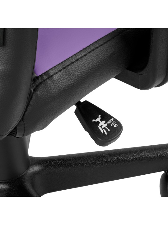 Kinderbureaustoel Fun, zwart/lila