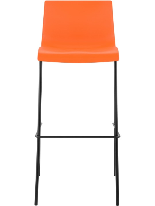 Barkruk Hoover 4-poots frame, oranje