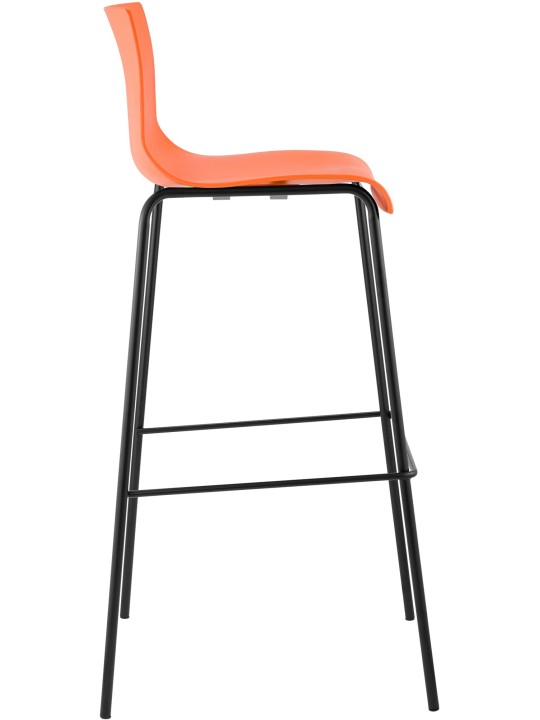 Barkruk Hoover 4-poots frame, oranje