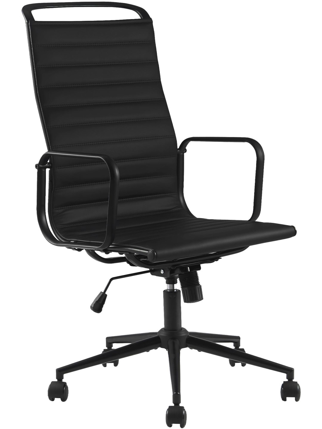 Bureaustoel Nelson kunstleer, zwart