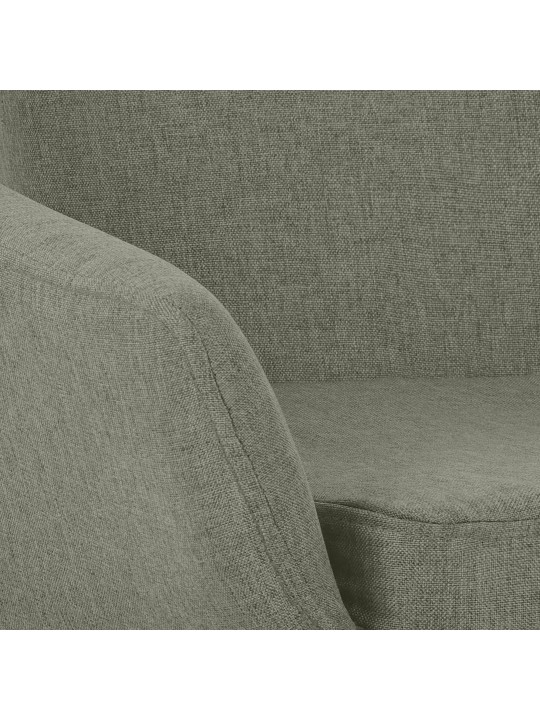 Set van 2 barkrukken Grant stof, lichtgrijs