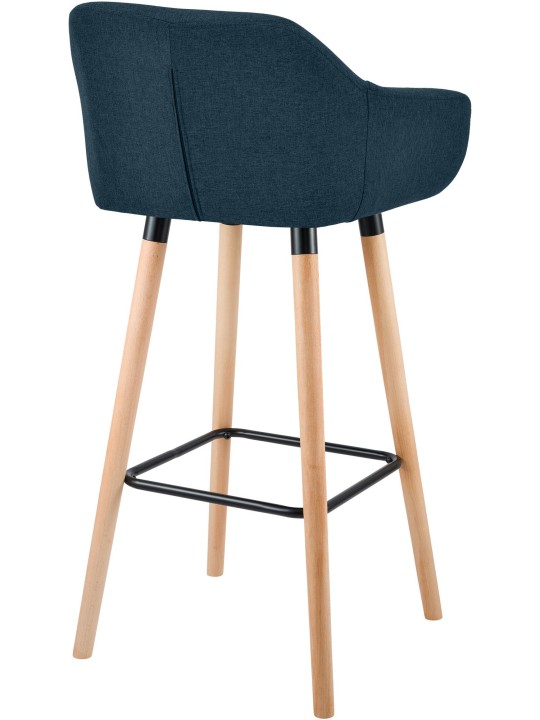 Set van 2 barkrukken Grant stof, blauw