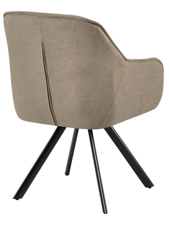 Stoel Pettuli stof, taupe Stoel Pettuli stof, taupe
