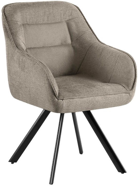 Stoel Pettuli stof, taupe Stoel Pettuli stof, taupe